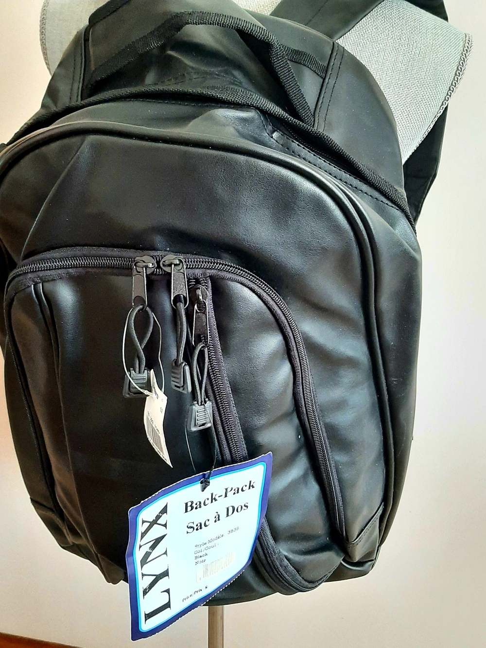 Vintage NWT Black Men's Backpack